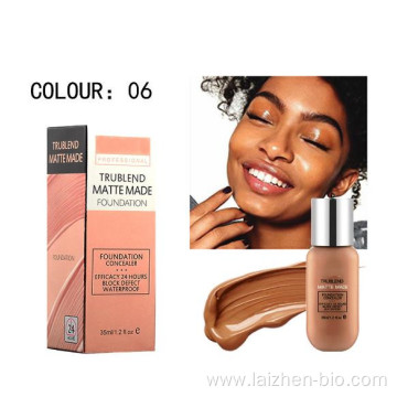 Long lasting full effect natural makeup foundation